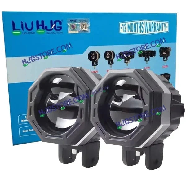 LIUHJG Original Fog Light Hexagon Dual Lens 120W