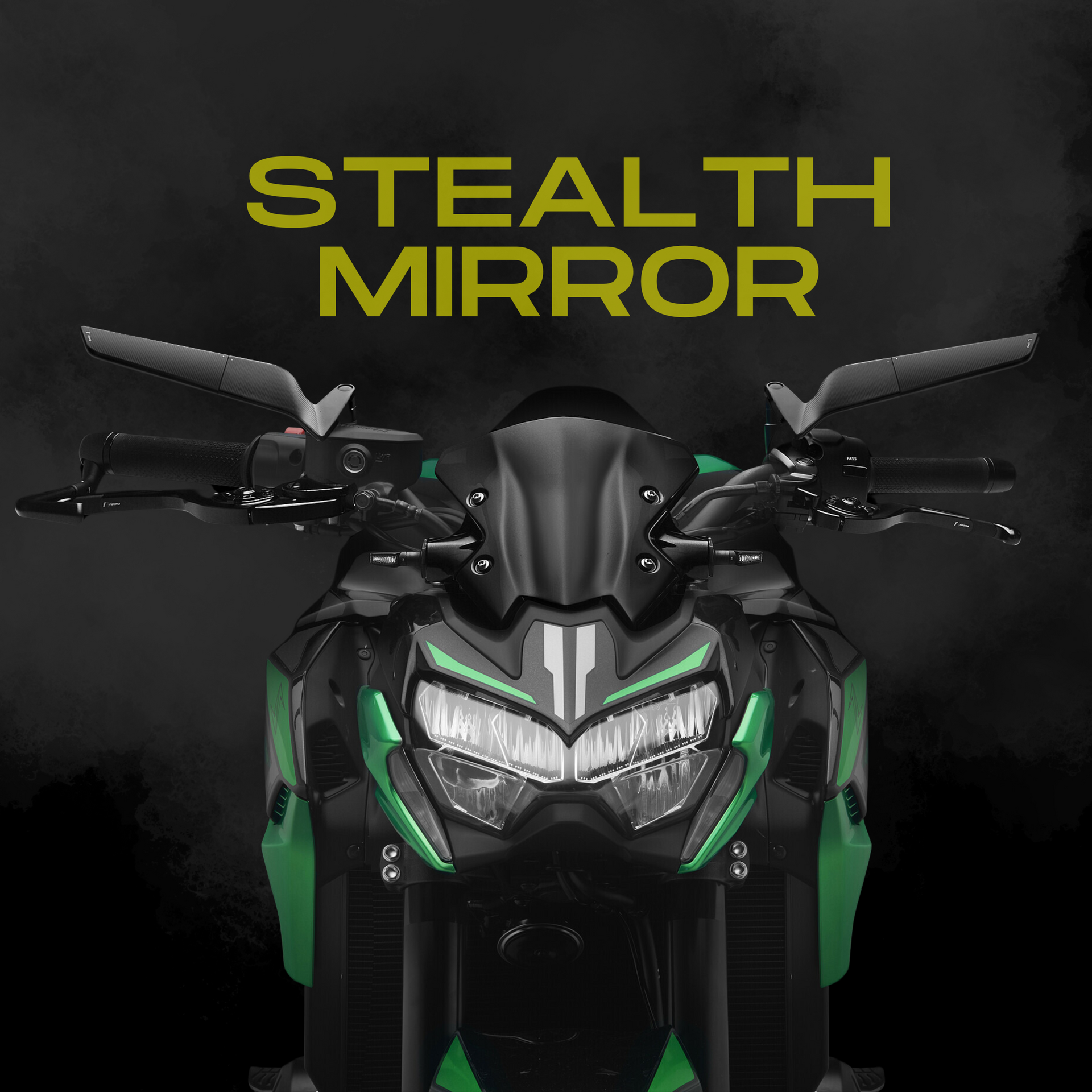 STEALTH MIRROR FOR NAKED BIKES (High Quality)