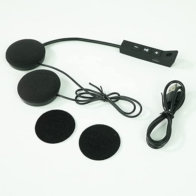 BSDDP Wireless Bluetooth for Helmet Over The Ear Headset with Mic