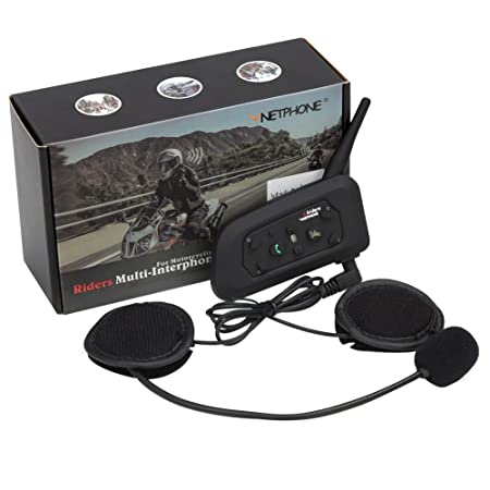 VNETPHONE Motorcycle V6 Bluetooth Intercom/Headset