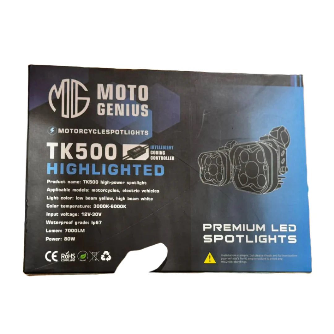 Moto Genius TK-500 80W 5-LED Fog Light