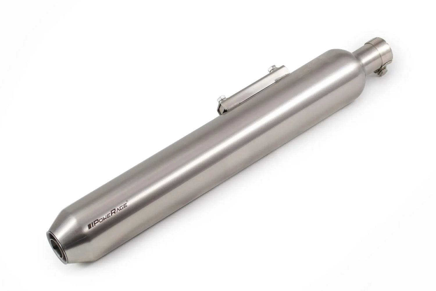Slip-Ons Exhaust for RE Reborn / Meteor 350 – Brushed Steel Finish