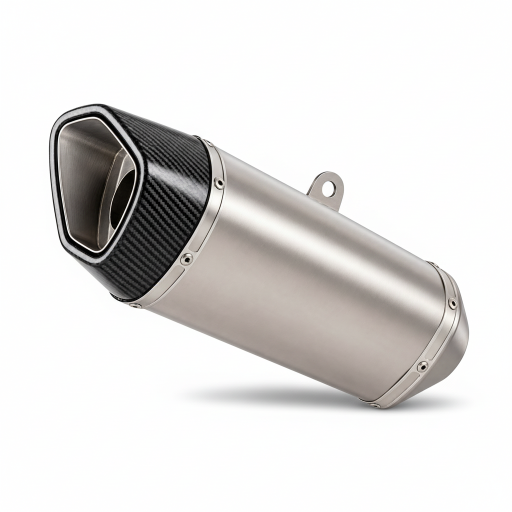 SC Project SC1R Universal Exhaust (Silver/Carbon)