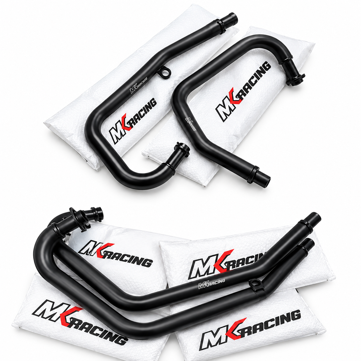MK Racing Black Header - GT 650 Exhaust (2019-2026)