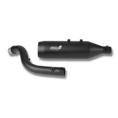 SILVER STALLION EXHAUST FOR HIMALAYAN 450/ GUERRILLA (BLACK MATTE)