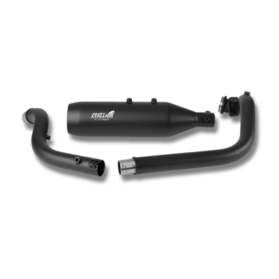 SILVER STALLION EXHAUST FOR HIMALAYAN 450/ GUERRILLA (BLACK MATTE)