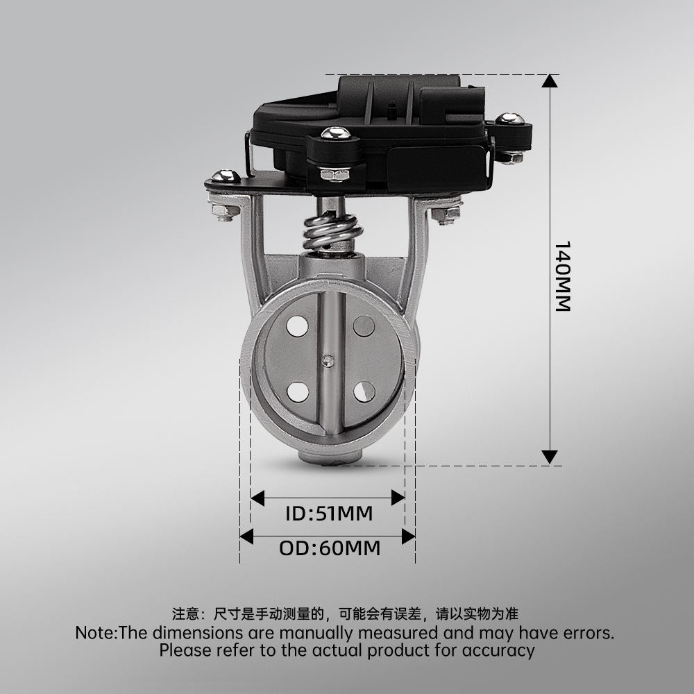 Universal 51mm Motorcycle Valvetronic Exhaust System – Electronic Valve Switch Control Muffler
