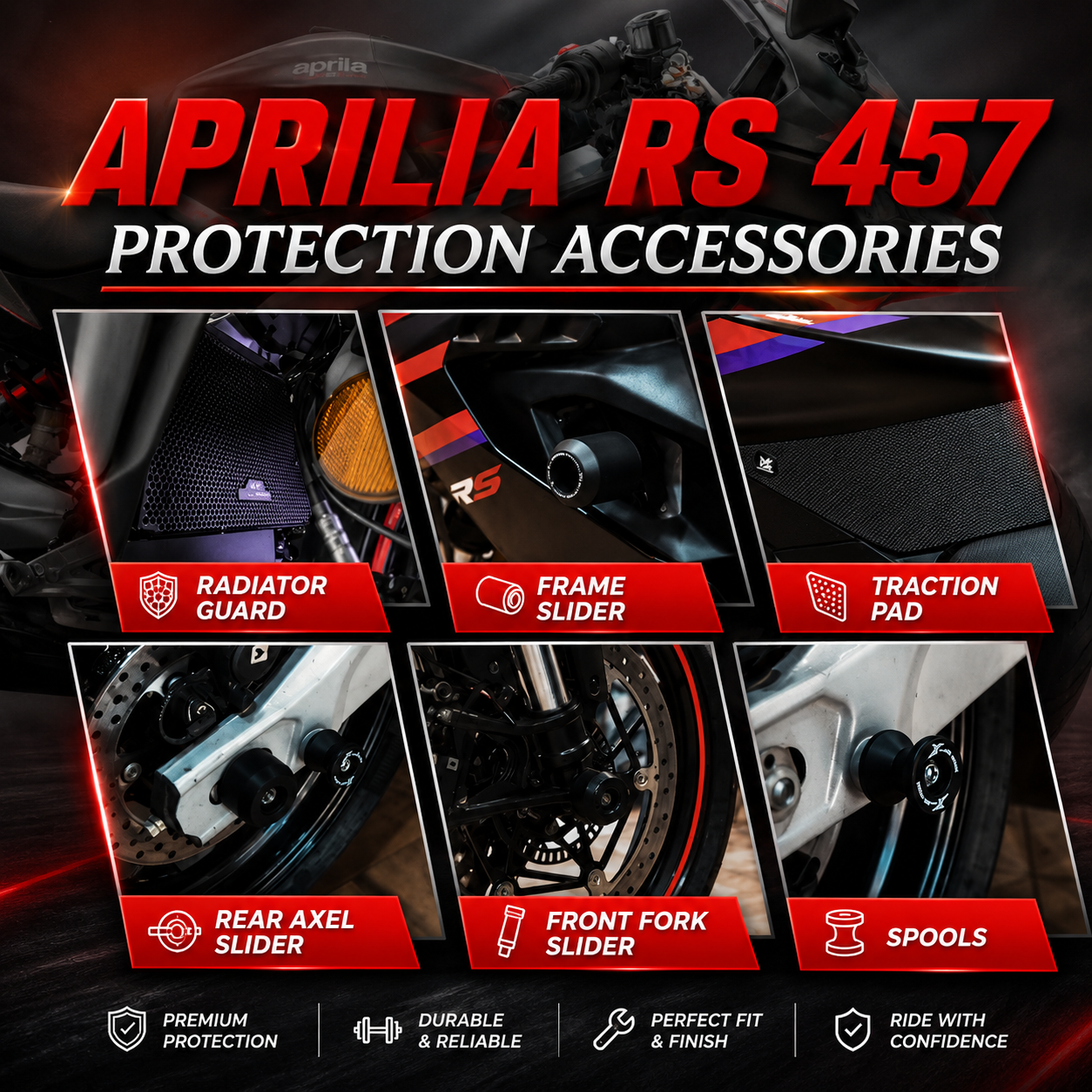 Aprilia RS 457 SUPER PROTECTION COMBO