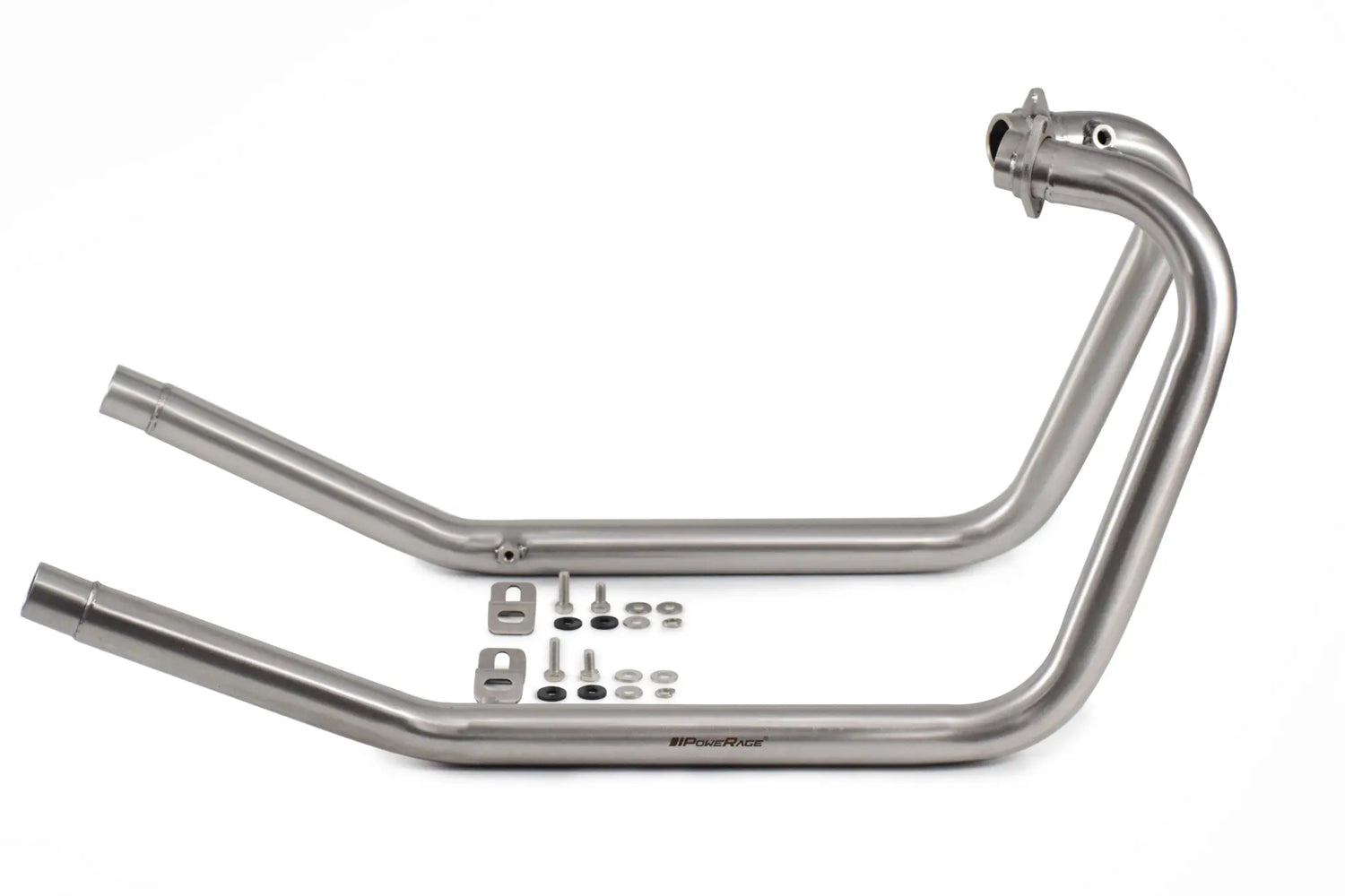 Performance Headers for RE 650 Twins – Brushed Steel Finish