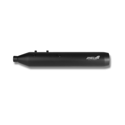 SILVER STALLION EXHAUST FOR SHOTGUN 650 TWIN (BLACK MATTE)