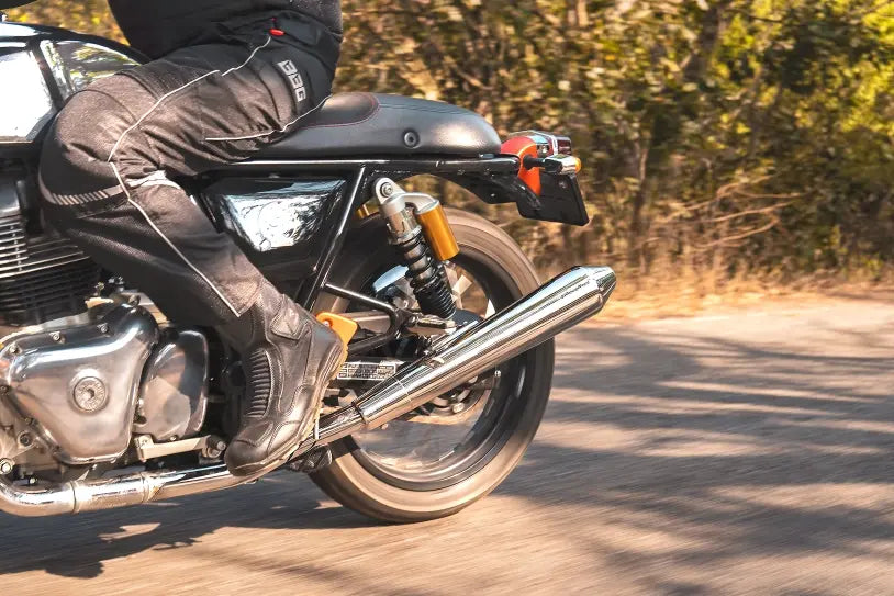 Slip-Ons Exhaust for RE Interceptor 650 – Polish Finish (Long Type)
