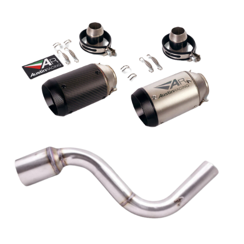 KTM SERIES AUSTIN RACING SHORT CAN + BS6 BENPIPE (COMBO)