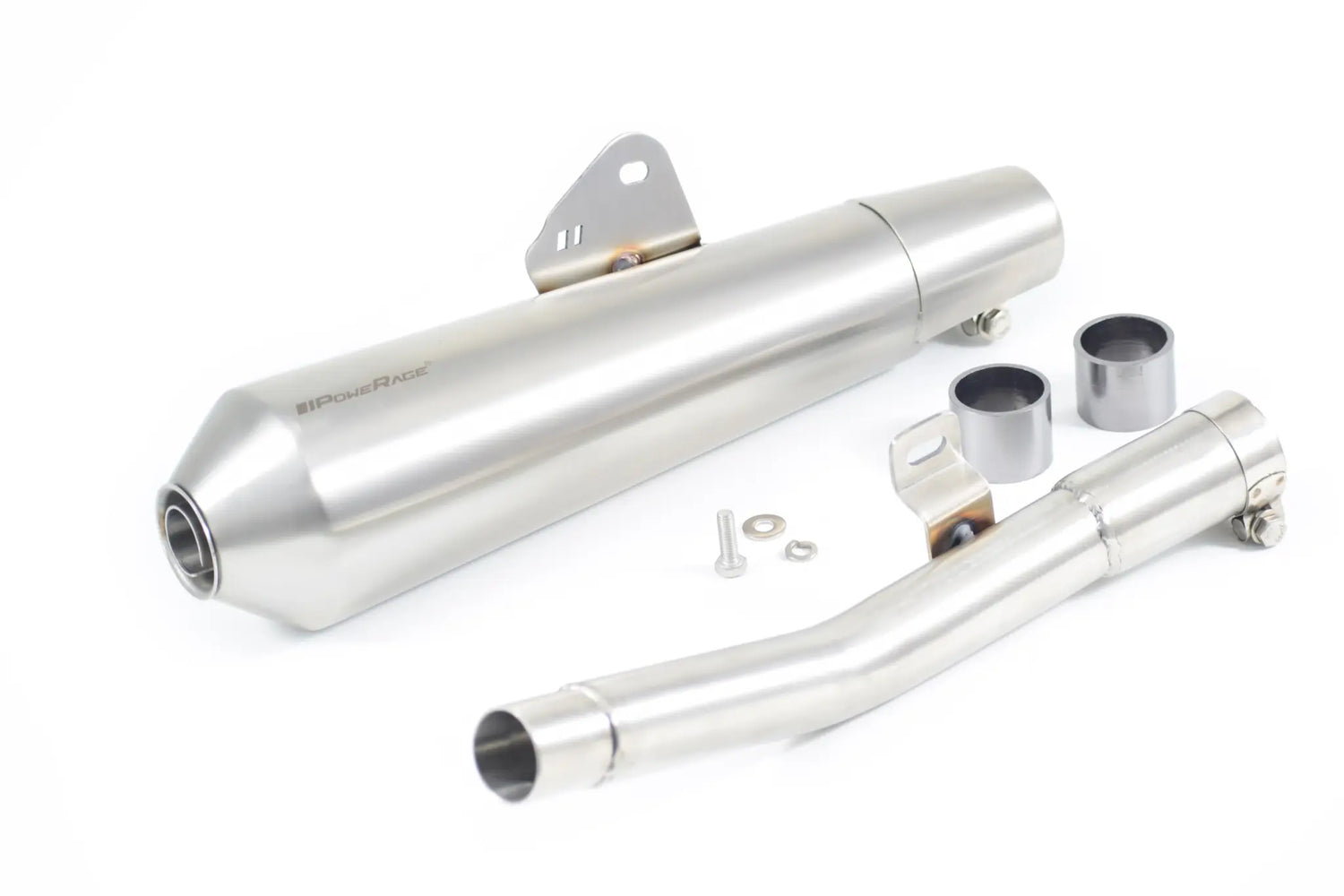 Slip-Ons Exhaust for RE Bear 650 with De-cat pipe – Cone Type