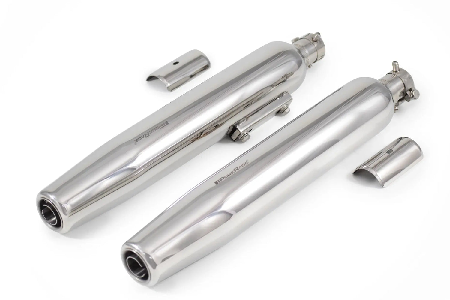 Slip-Ons Exhaust for RE Super Meteor 650 – Polish Finish