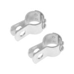 Chrome Rear Foot Pegs Footrest Rest For Harley-Davidson