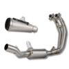 Burnout Racing AUSTIN RACING CARBON PLATE EXHAUST (SILVER) for APRILIA RS 457/ TUONO 457 (23-25)