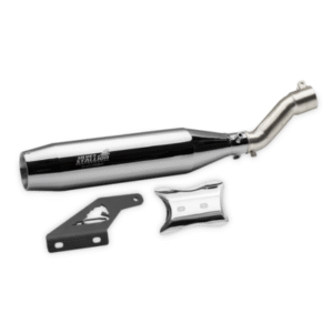 SILVER STALLION BLAZE EXHAUST TRIUMPH SPEED 400 (SILVER)