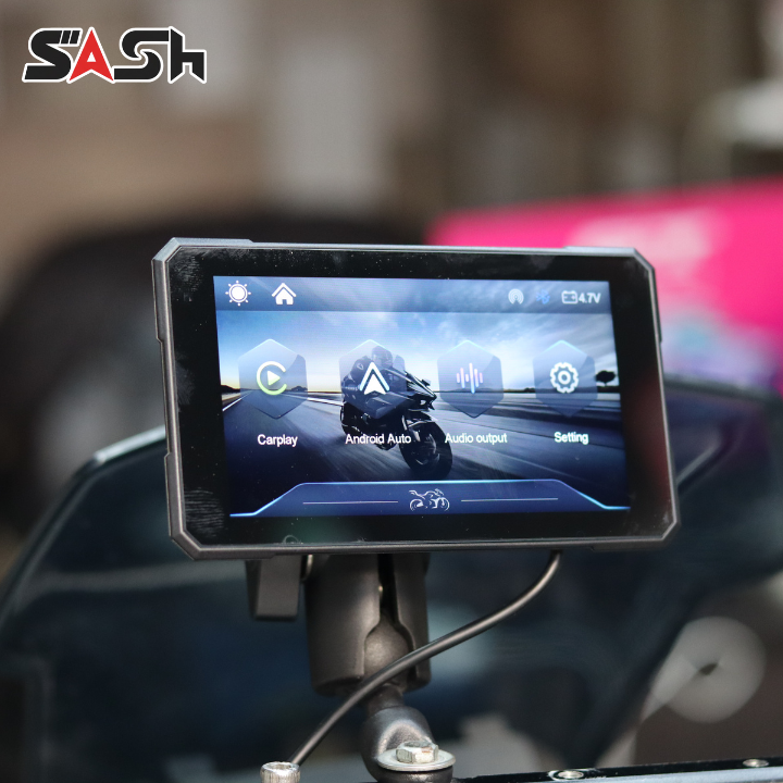 SASH S115 5" MOTORCYCLE CARPLAY WITH MAGNETIC MOUNT